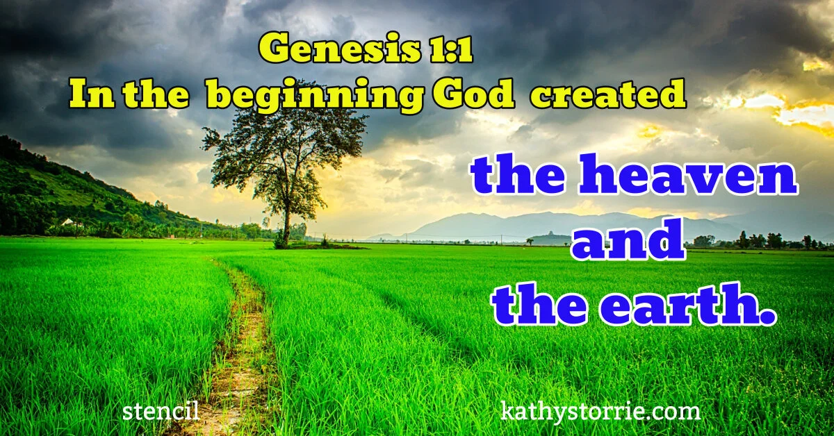 FOR YEARS I READ THIS & DIDN’T REALIZE THIS WAS NOT PART OF THE SEVEN DAYS OF CREATION.