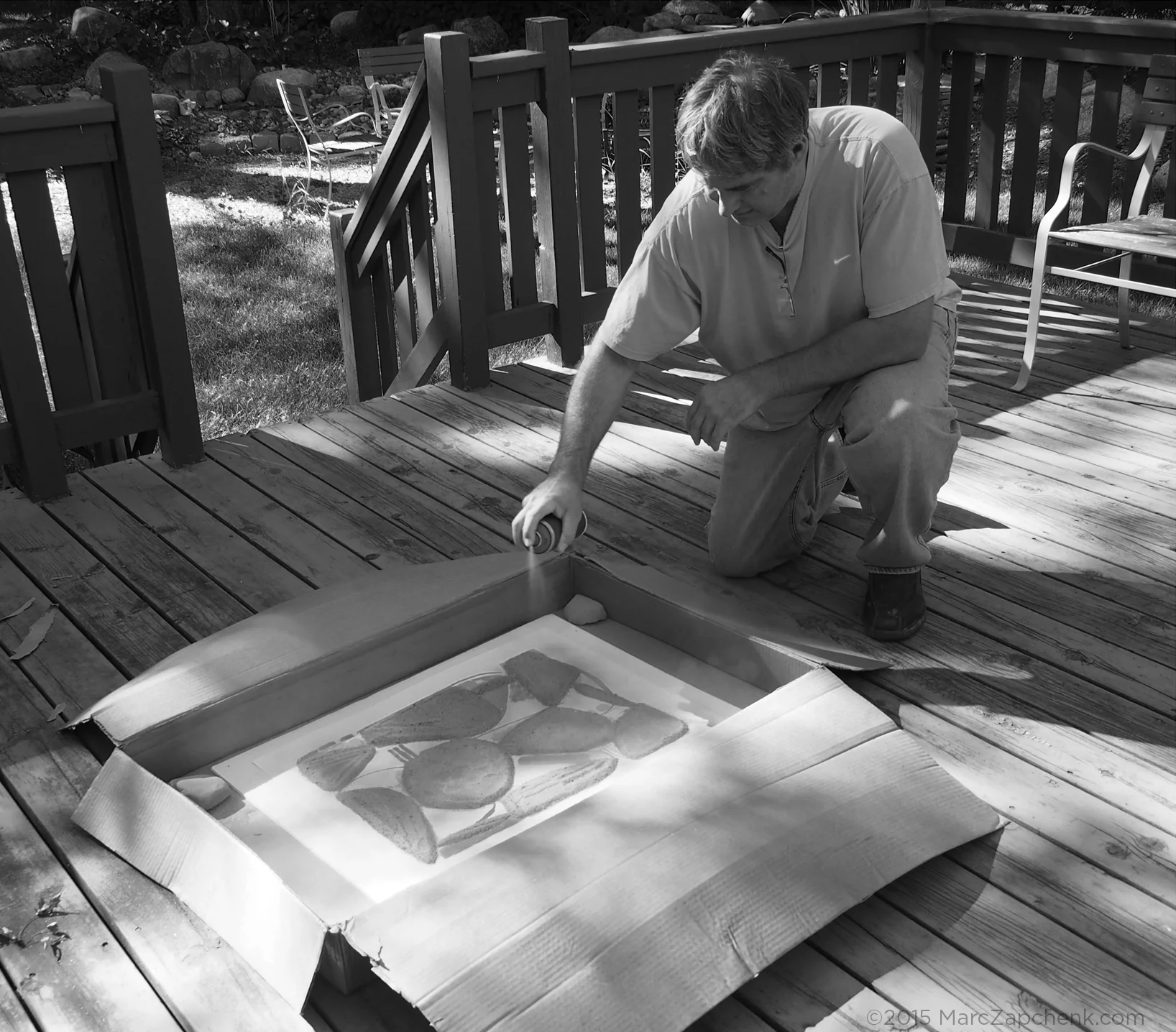 Painting "Siesta in the Garden of Joan Miró"