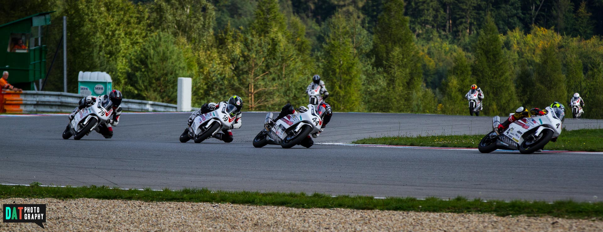 Ook de Moriwaki 250 junior Cup is aanwezig op Aragon.