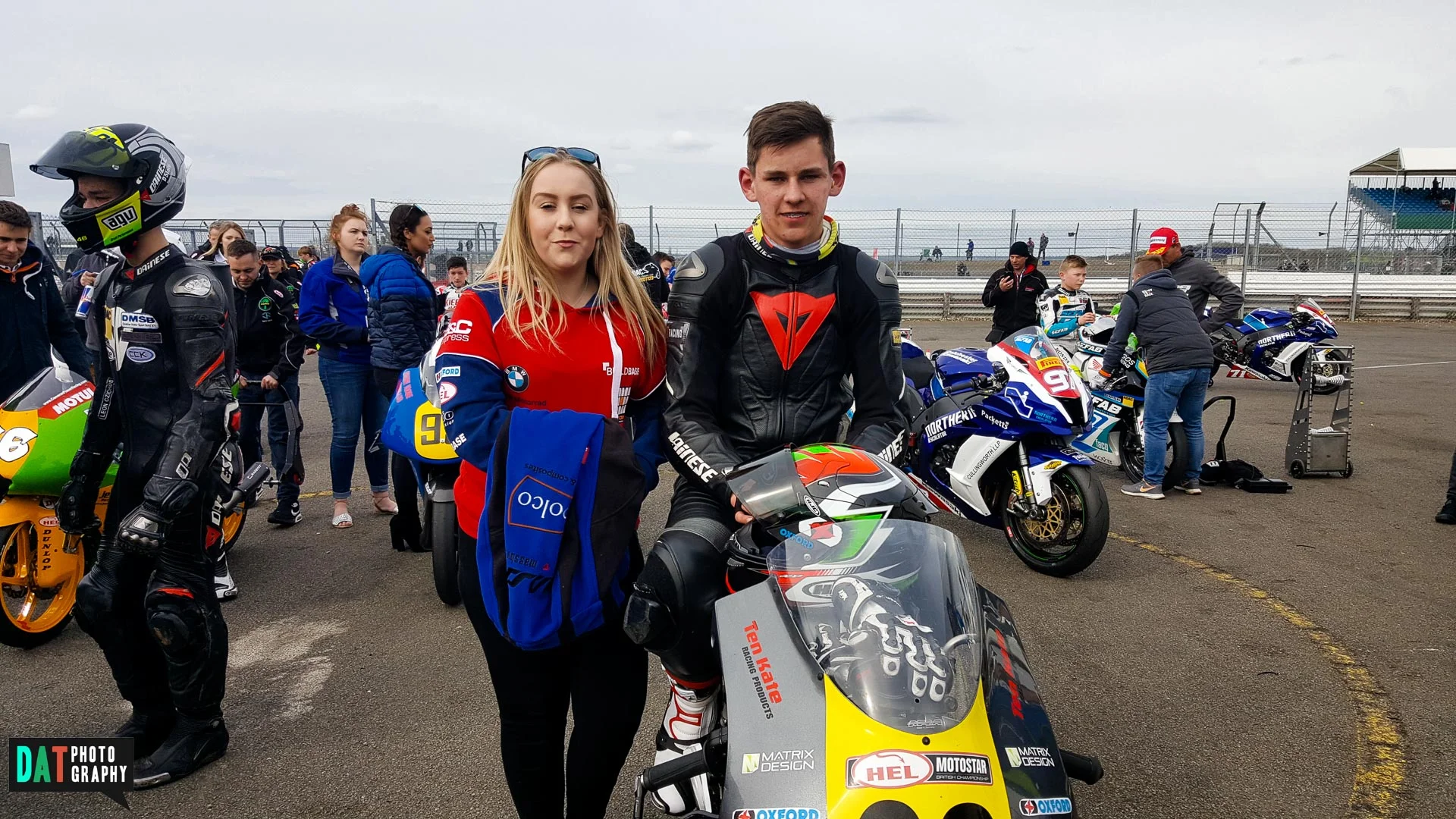 Moe maar voldaan na de tweede race!