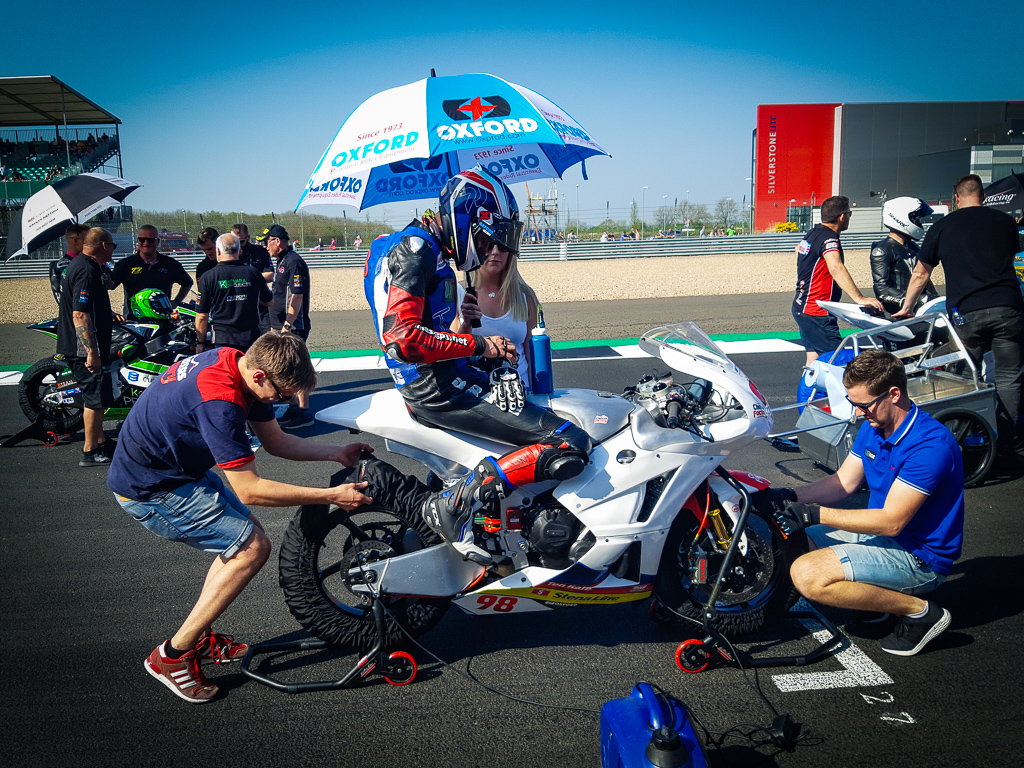 Getting ready to race!