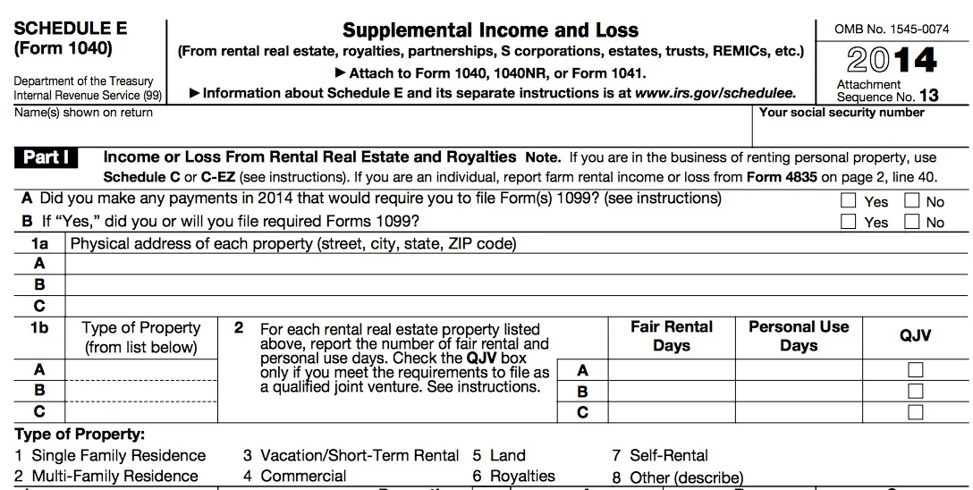 Additional Schedule E