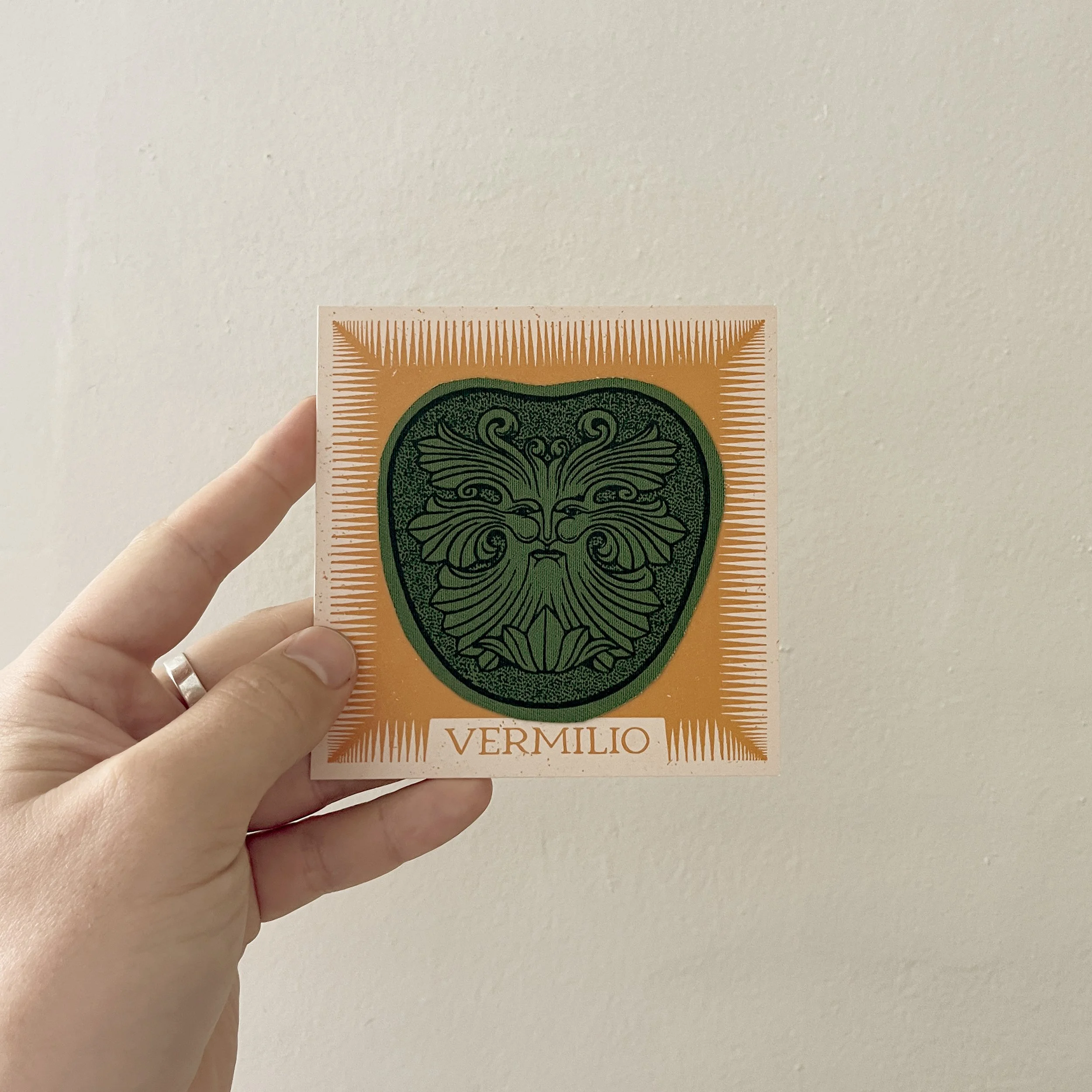 Green Man Patch det1.JPG