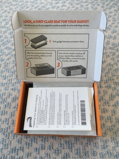 Simple instructions are front and center...