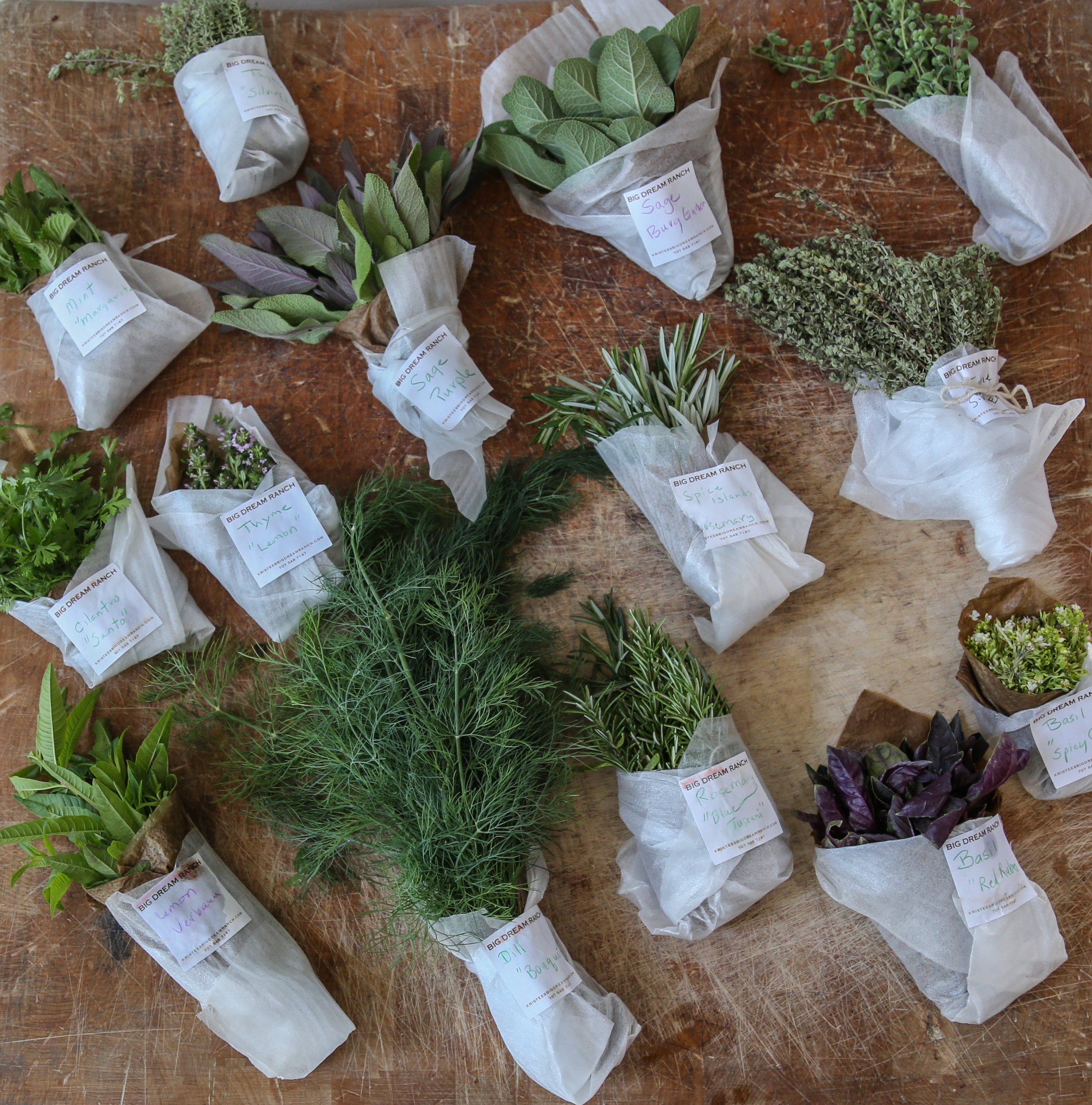 Herbal bounty from our new collaboration with Big Dream Ranch