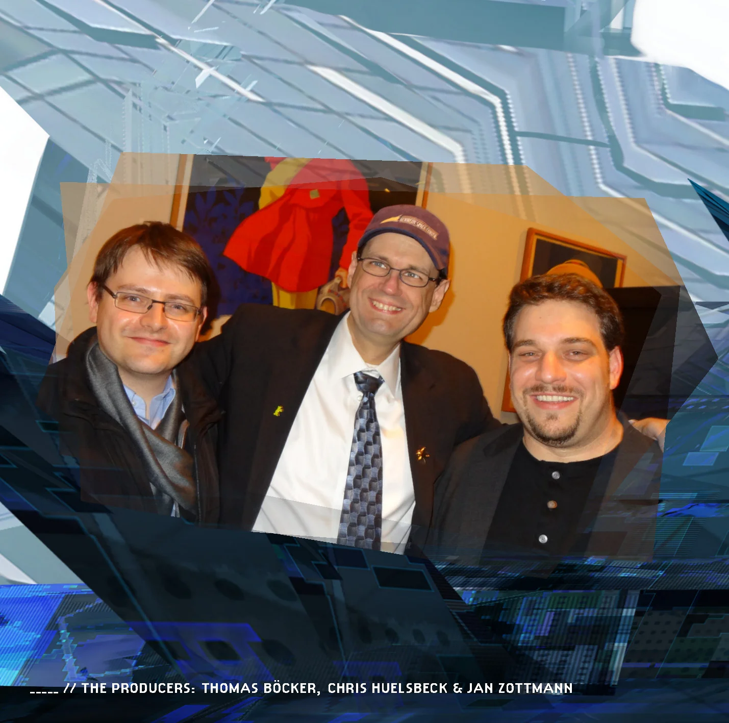Die Produzenten: Thomas Böcker, Chris Huelsbeck & Jan Zottmann
