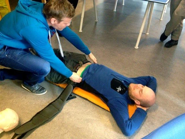 I got a lot of potentially life-saving advice from the guys running the alpine first-aid course