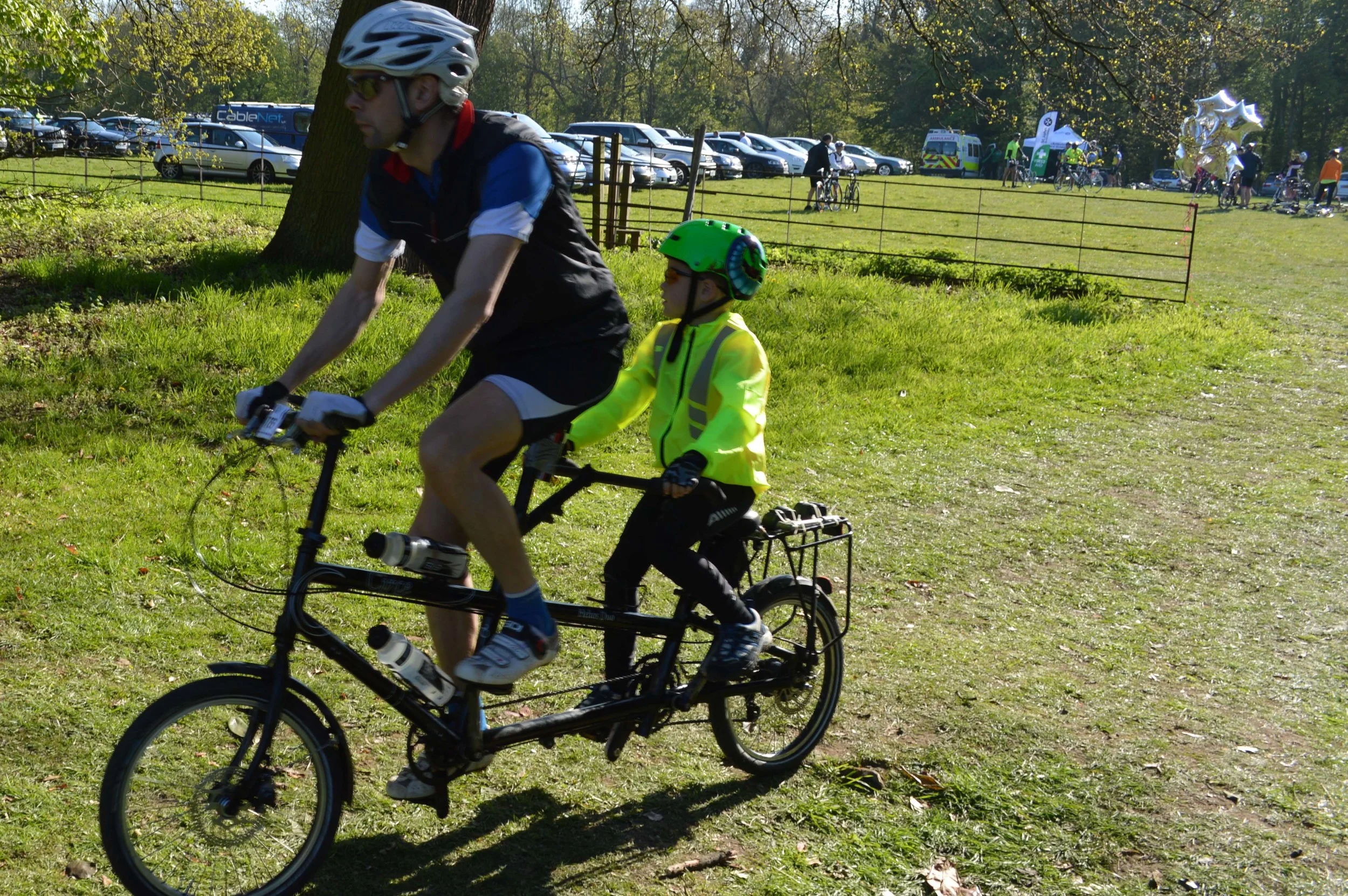 Our youngest tandem team...
