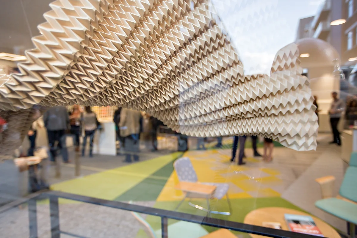 Paper Window Display for Desso — Paper Artist London Foldability