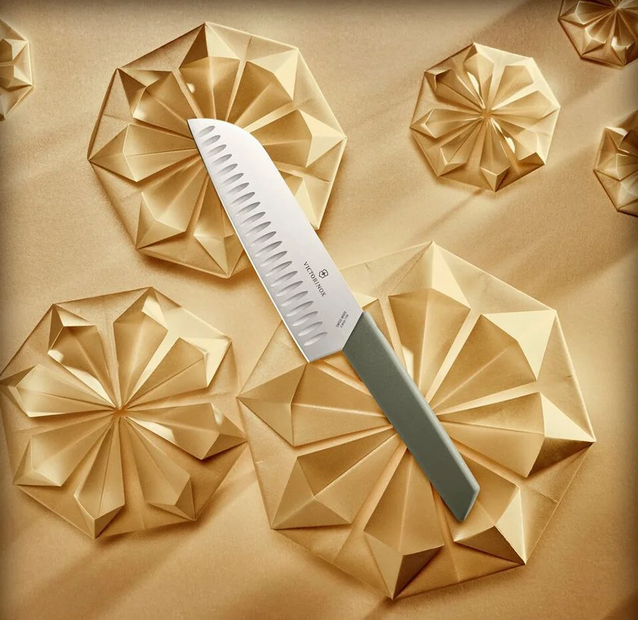 Origami Christmas decorations set design