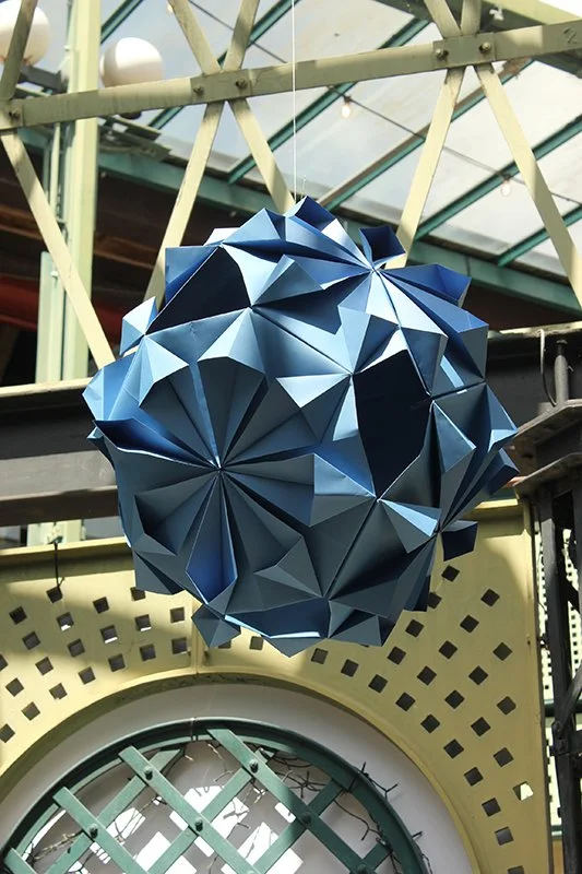 Paper Art Installation Geometric