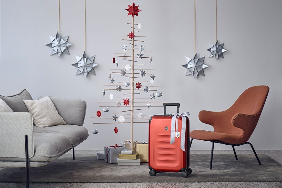 Christmas origami set design