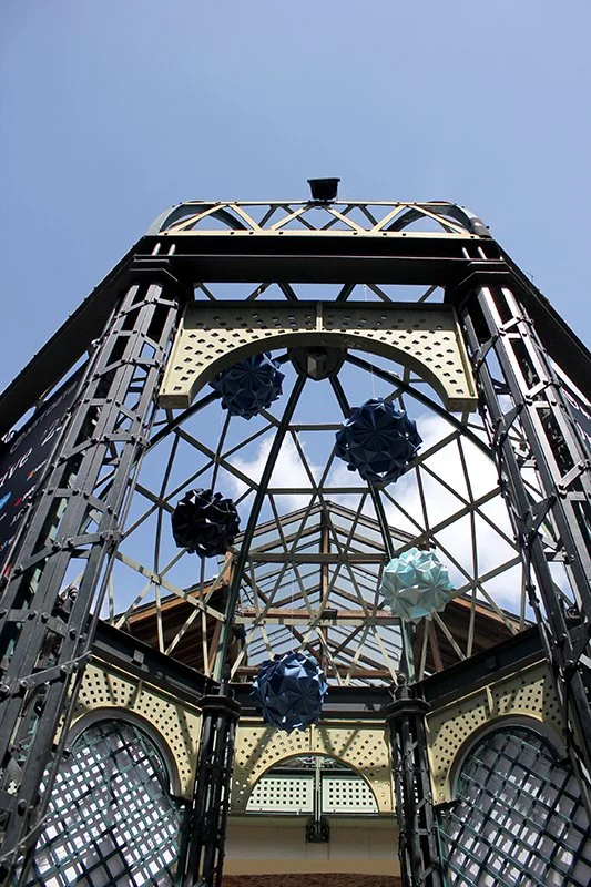 Paper Art Installation Geometric
