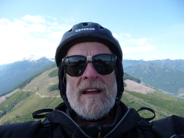 My Dad up in the clouds in Washington State