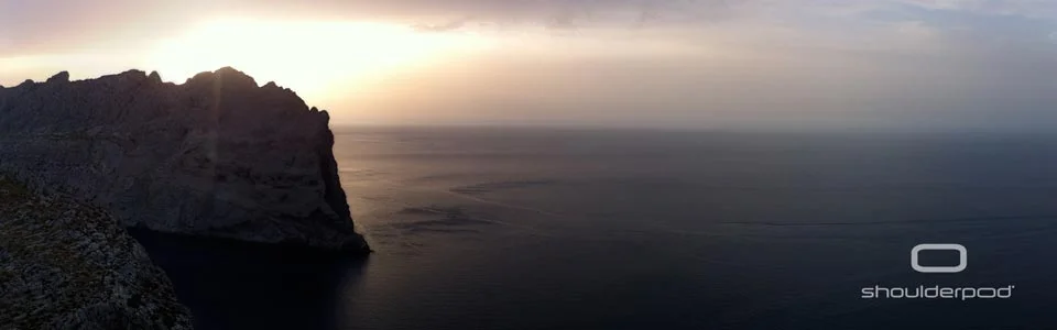 Sunset in Mallorca shot with Shoulderpod S1 tripod mount