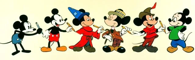 The neoteny of Mickey Mouse.