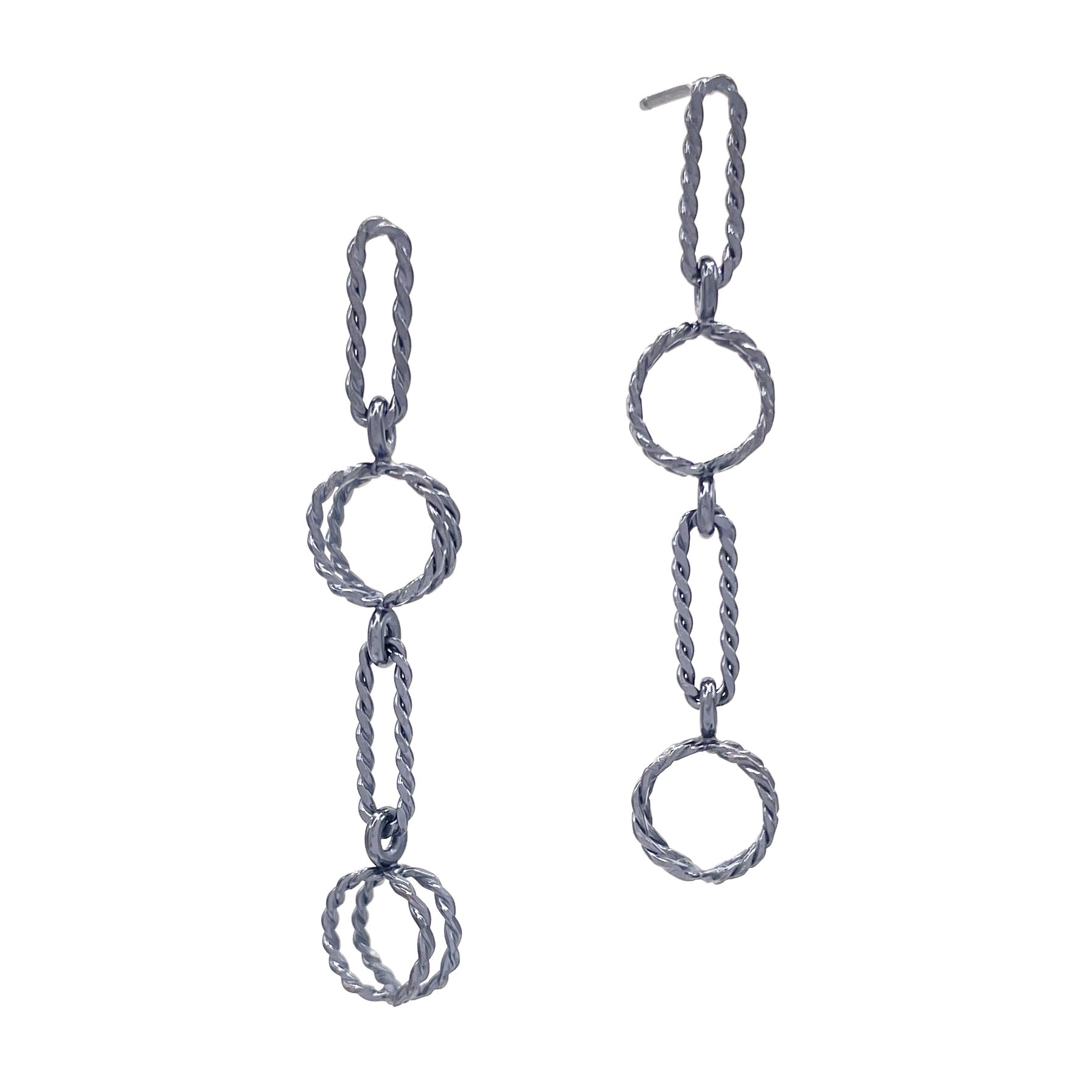 Double Circle Earrings