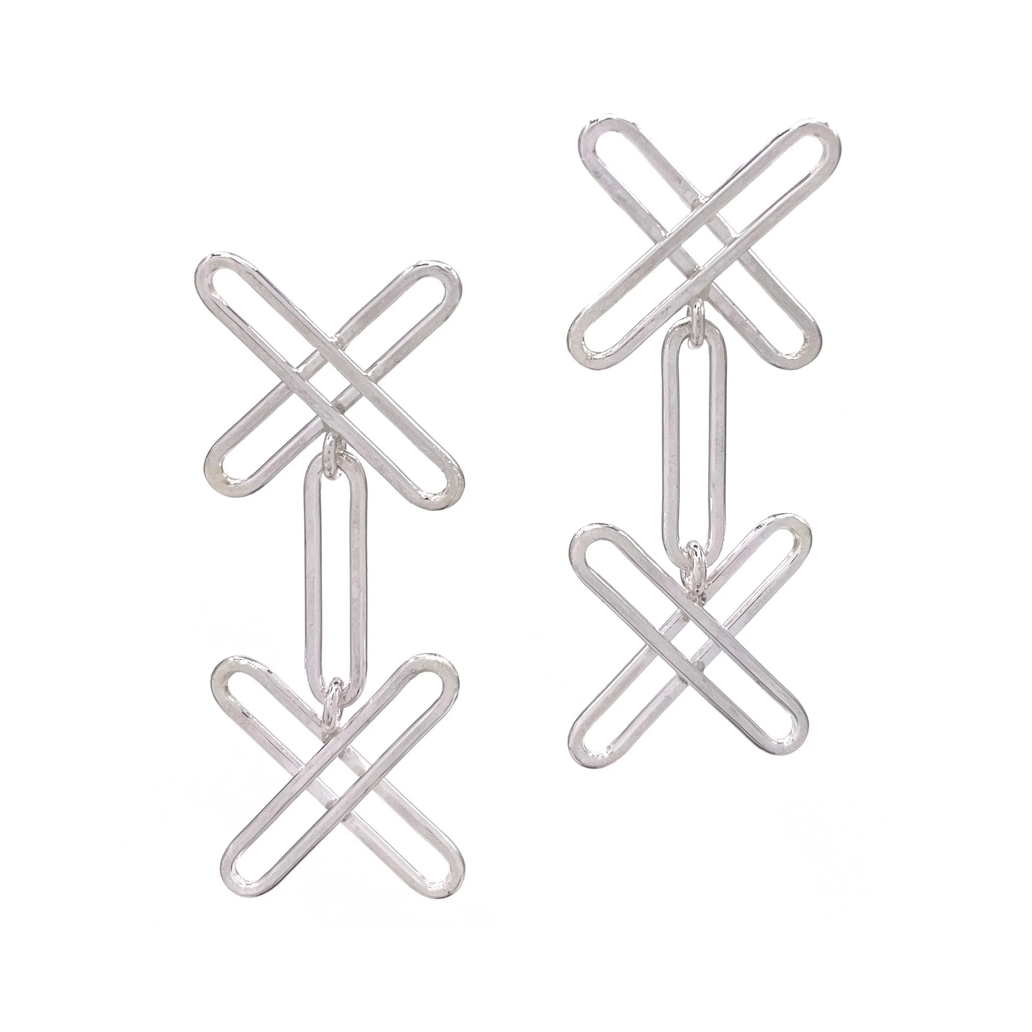 X Stack Earrings