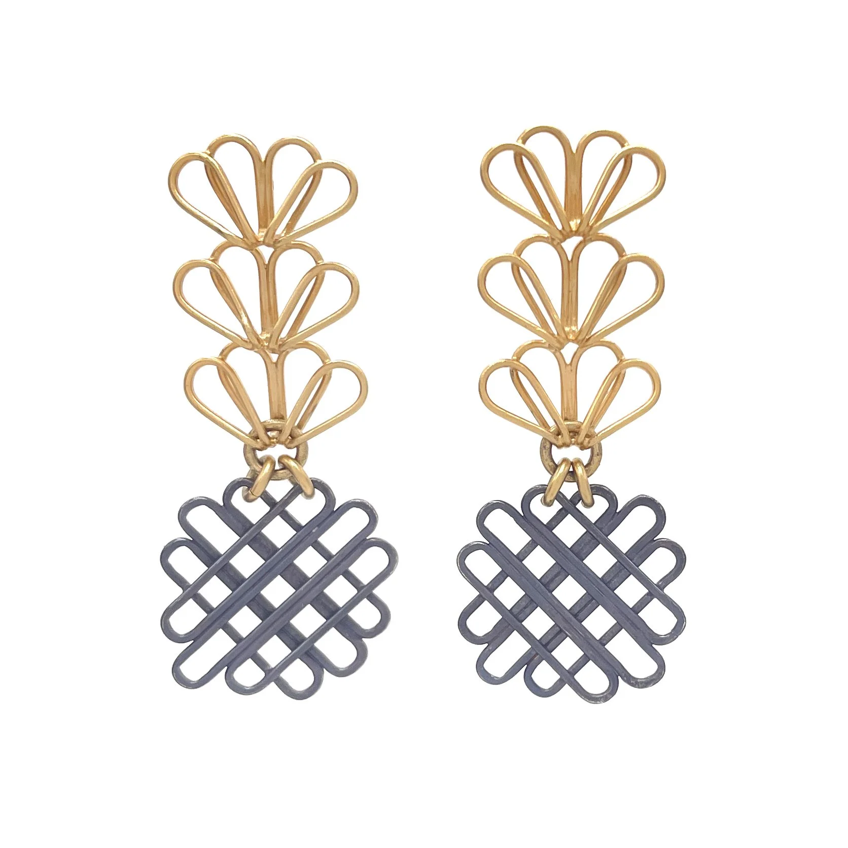 Pineapple Link Earrings