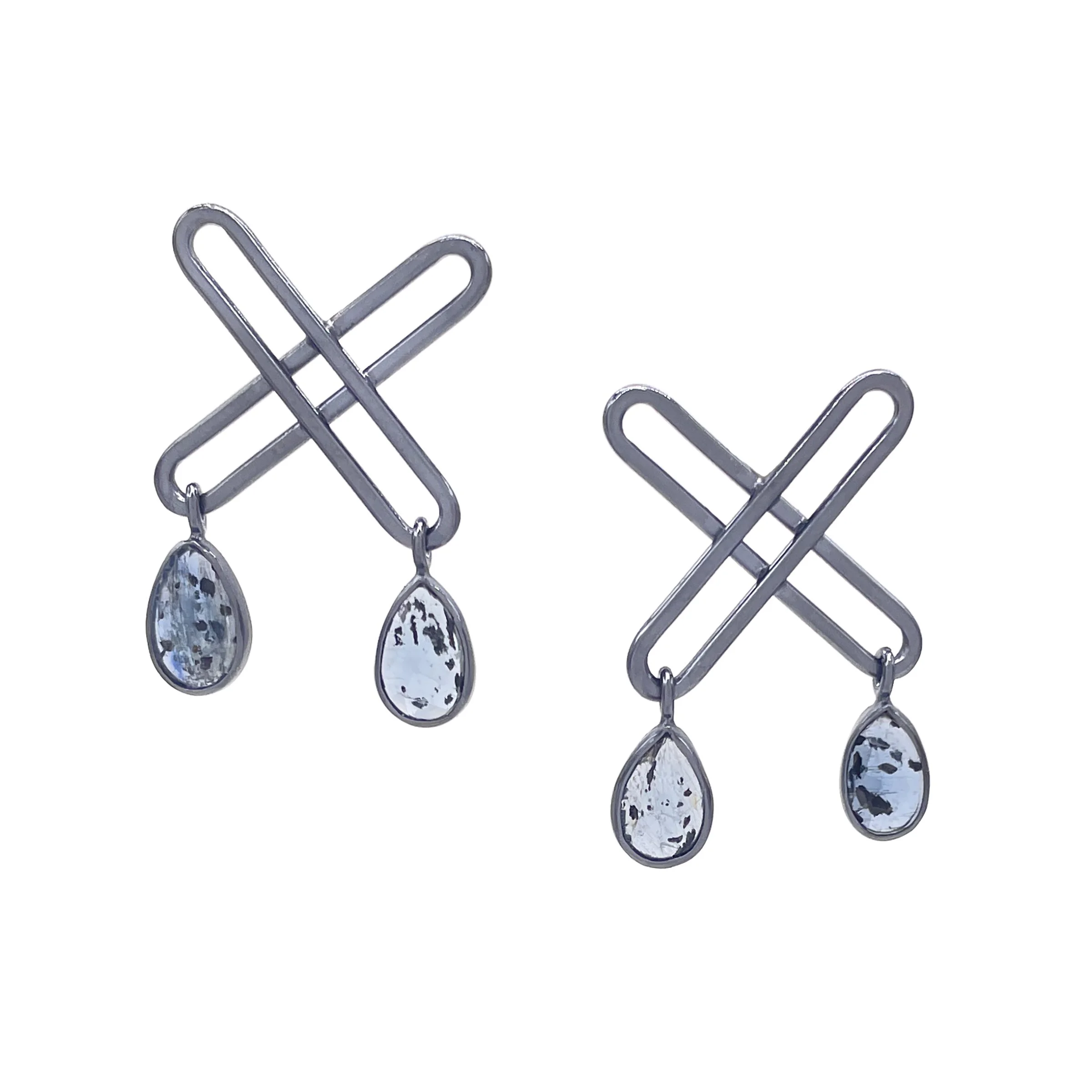 Kyanite X Earrings
