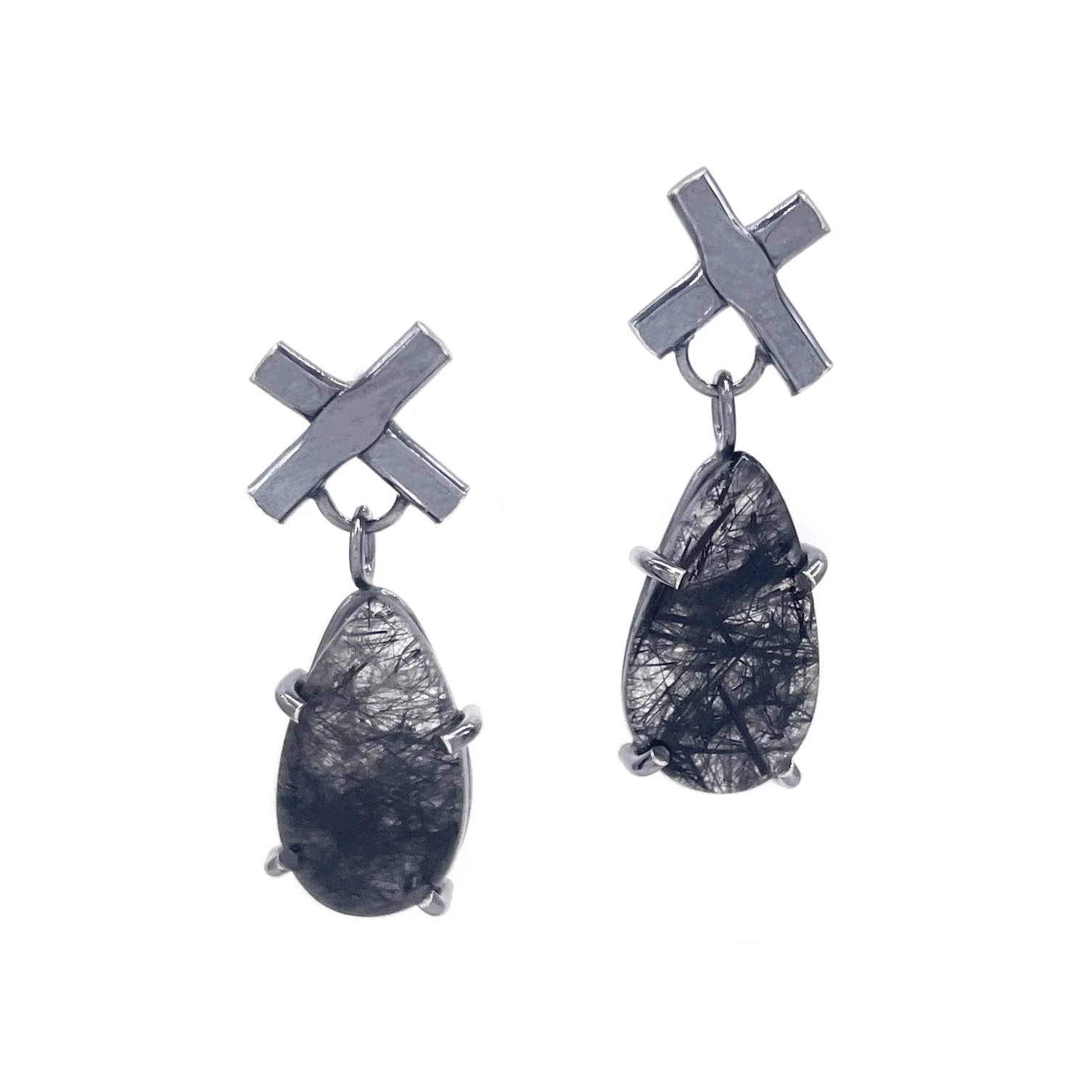 Mini X Earrings