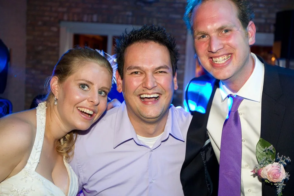Stefan Segers met bruidspaar