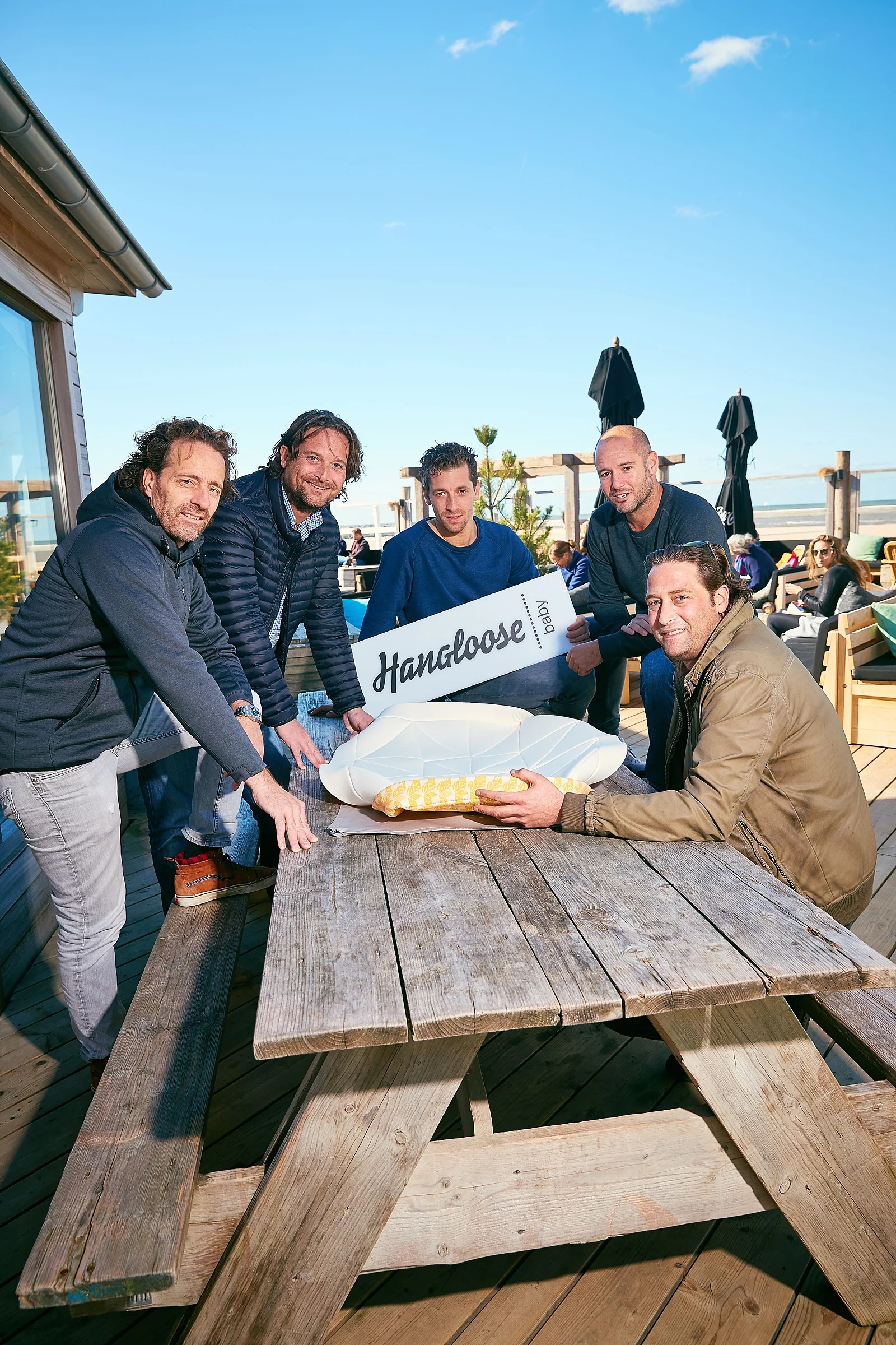 5 vaders van de award winnende starters Hangloose op Scheveningen