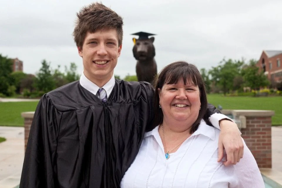 My mom and I the day I graduated from college