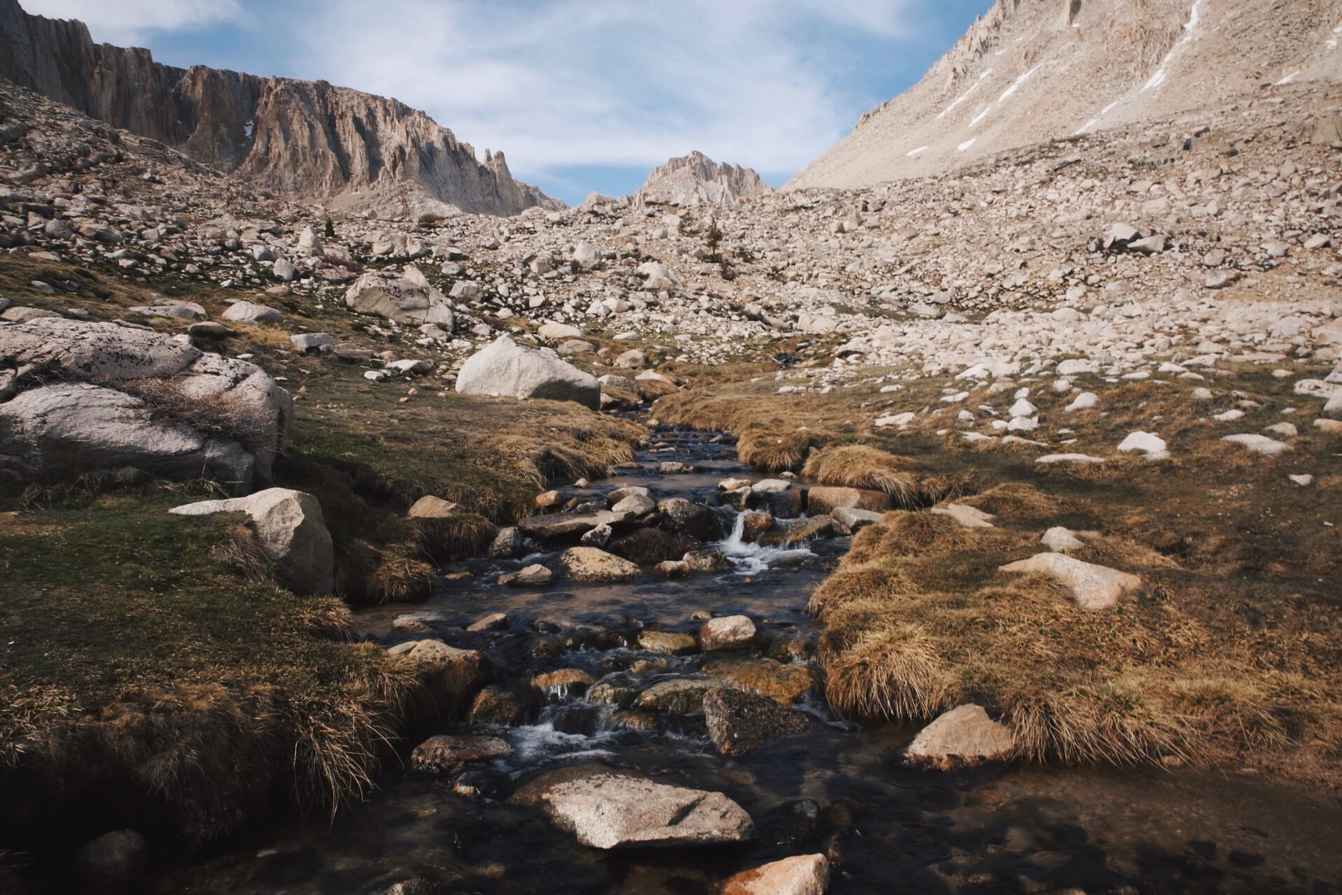 The valley below. 