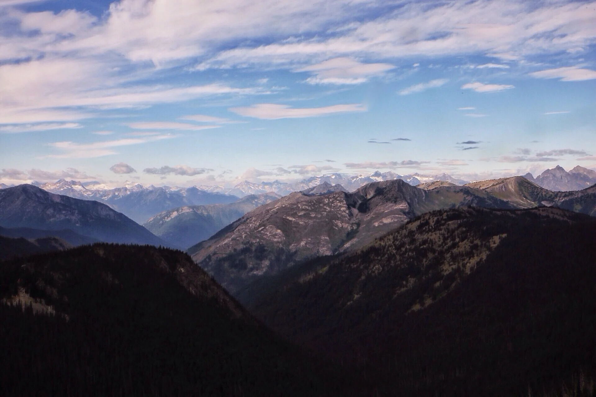 Mile 2650. Technically this is a scene of Washington and Canada.