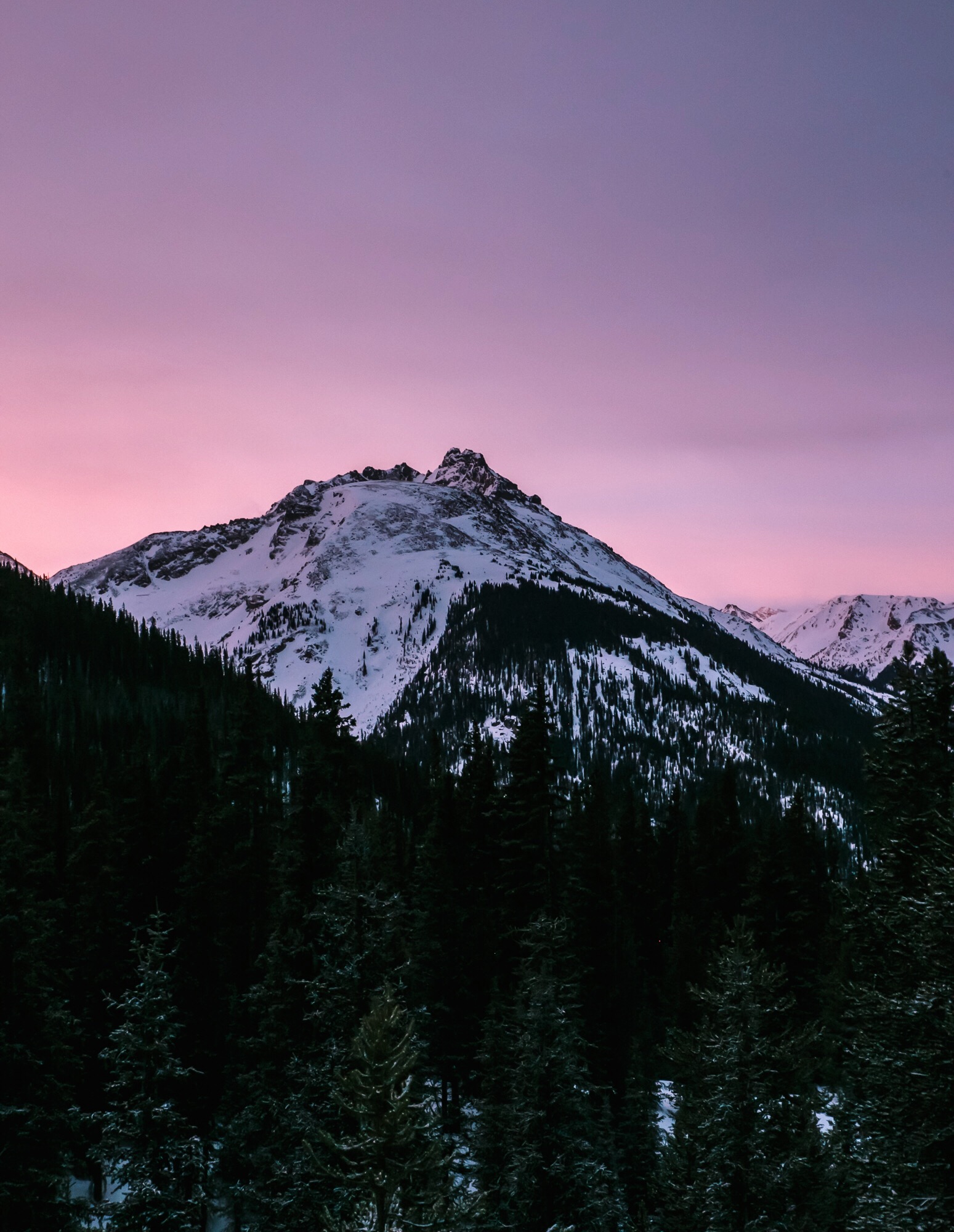 View from the front deck of Betty Bear Hut. Right out the front door; what a view!