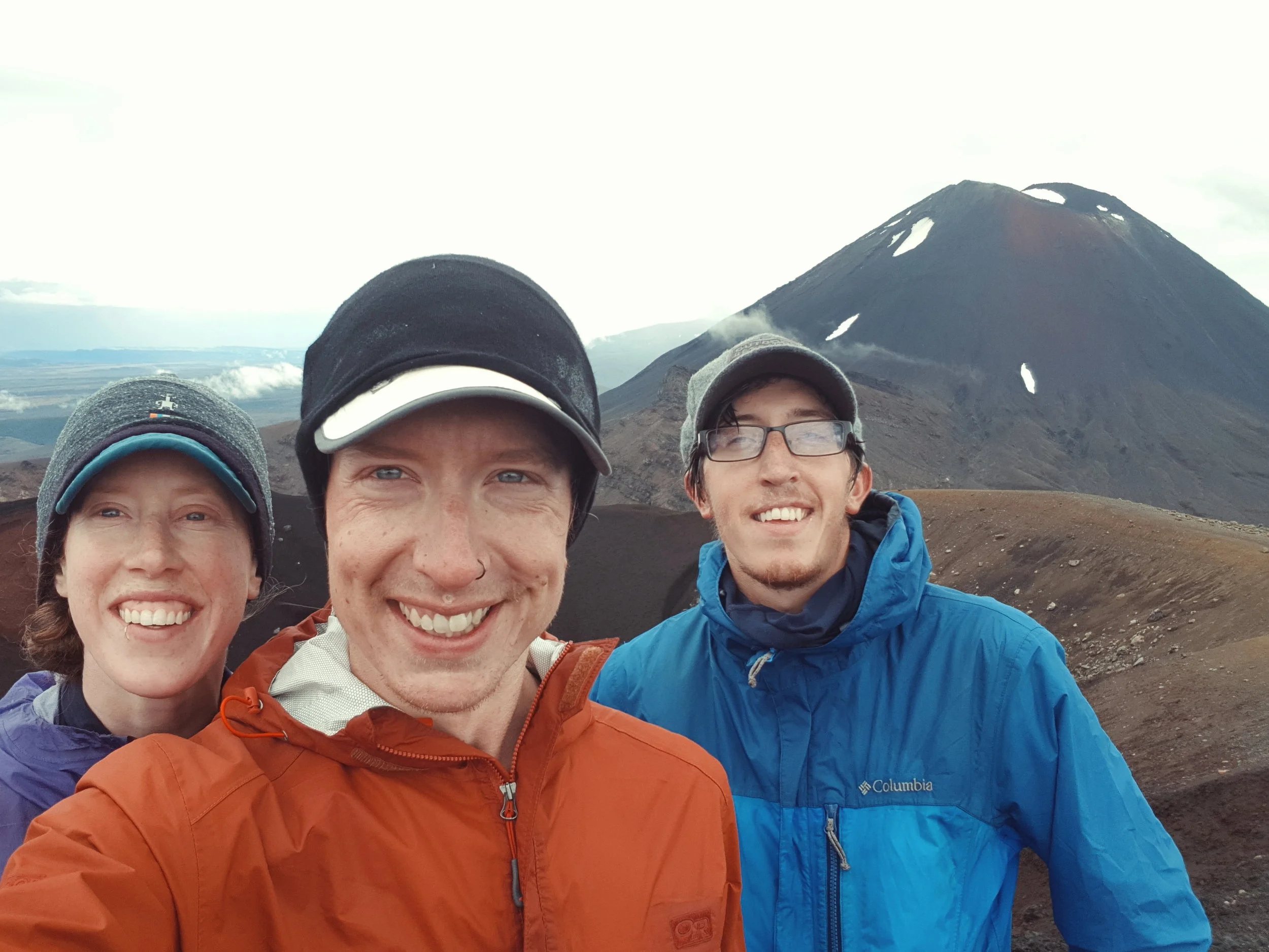 Obligatory selfie in front of Ngauruhoe (Mount Doom). photo/ Jonathan