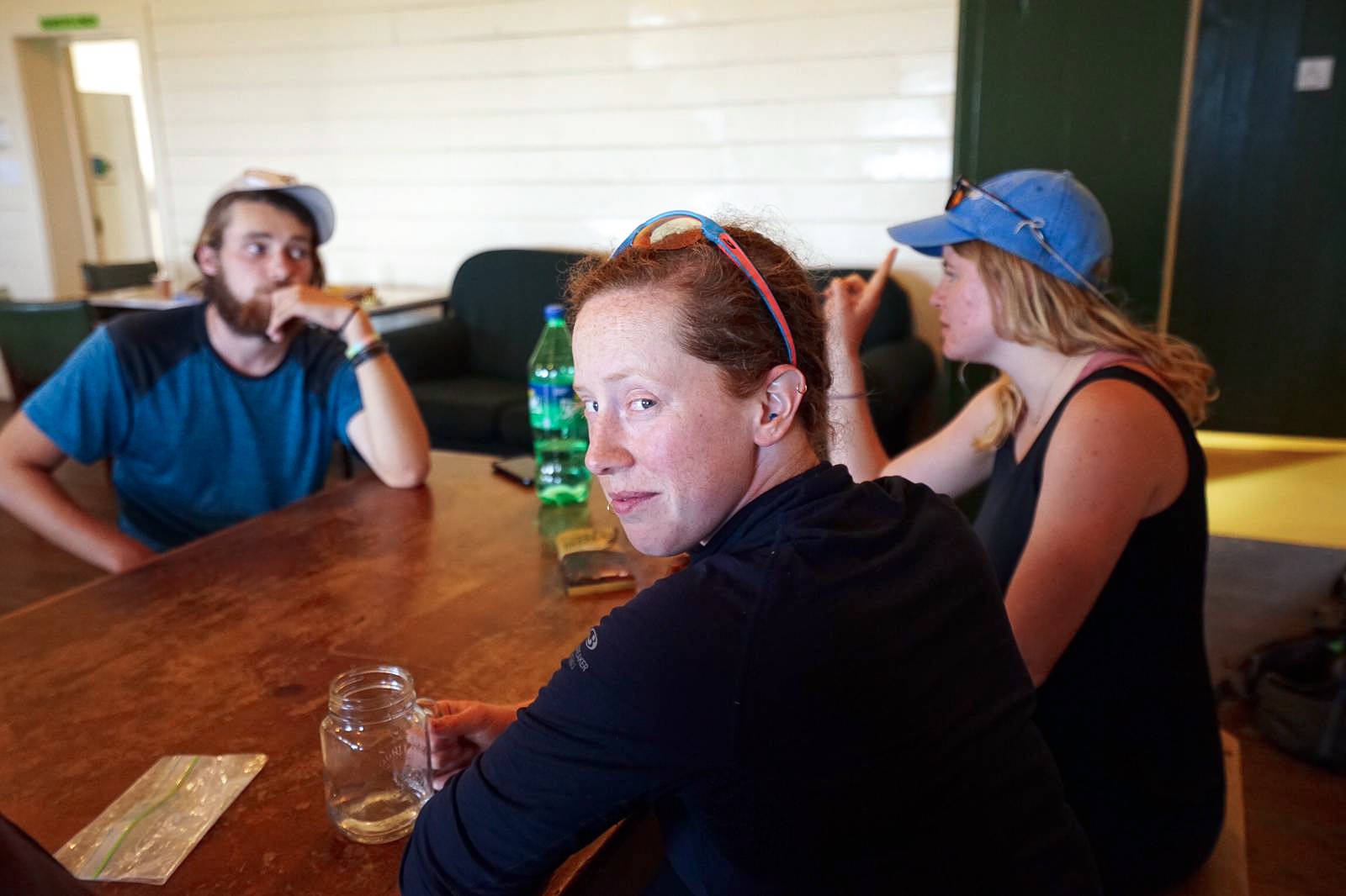 Halfway through a game of Spades with Troy and Sydney. photo/ Jonathan