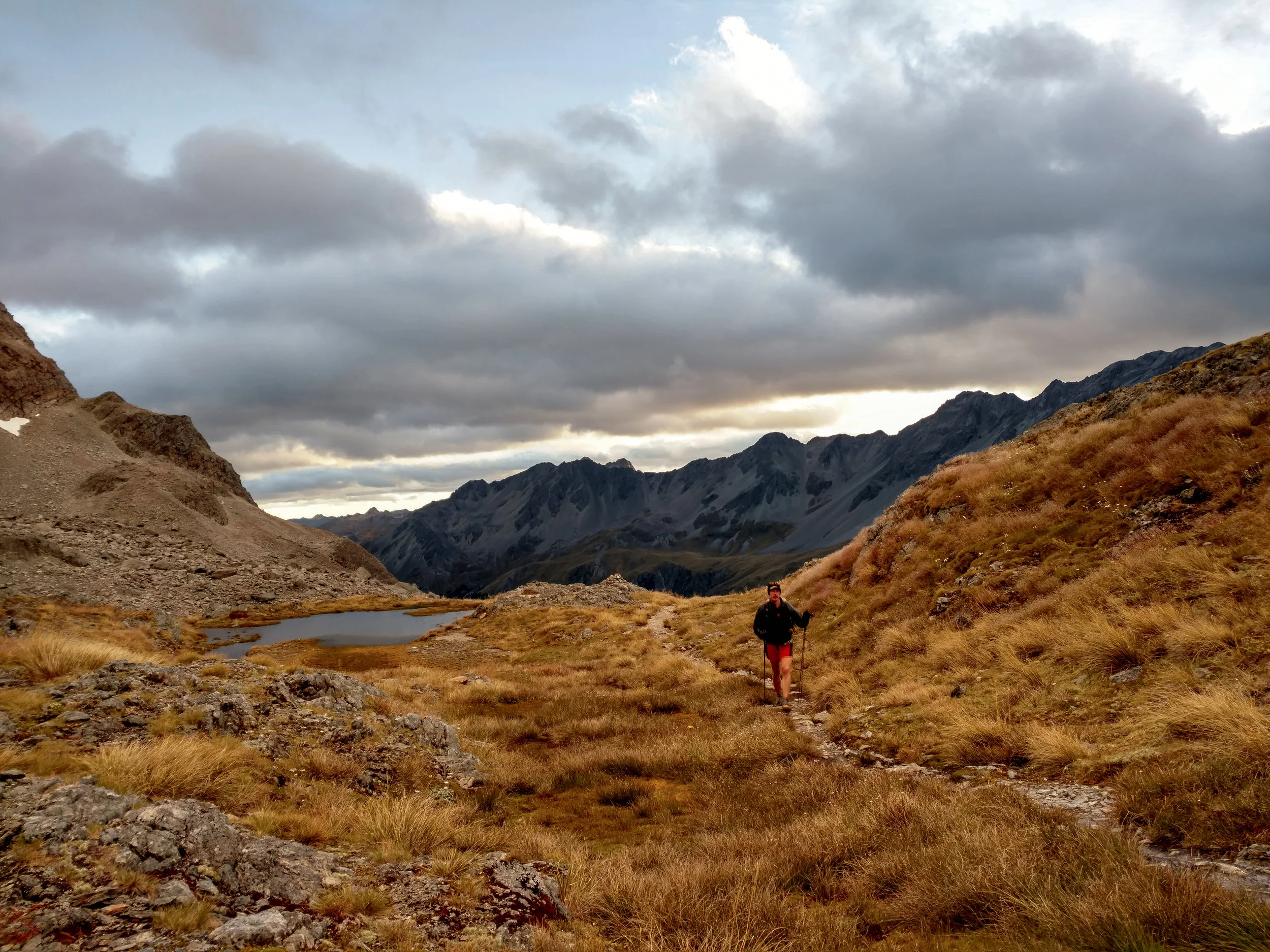 Morning light near Upper Travers Saddle photo/ Molly