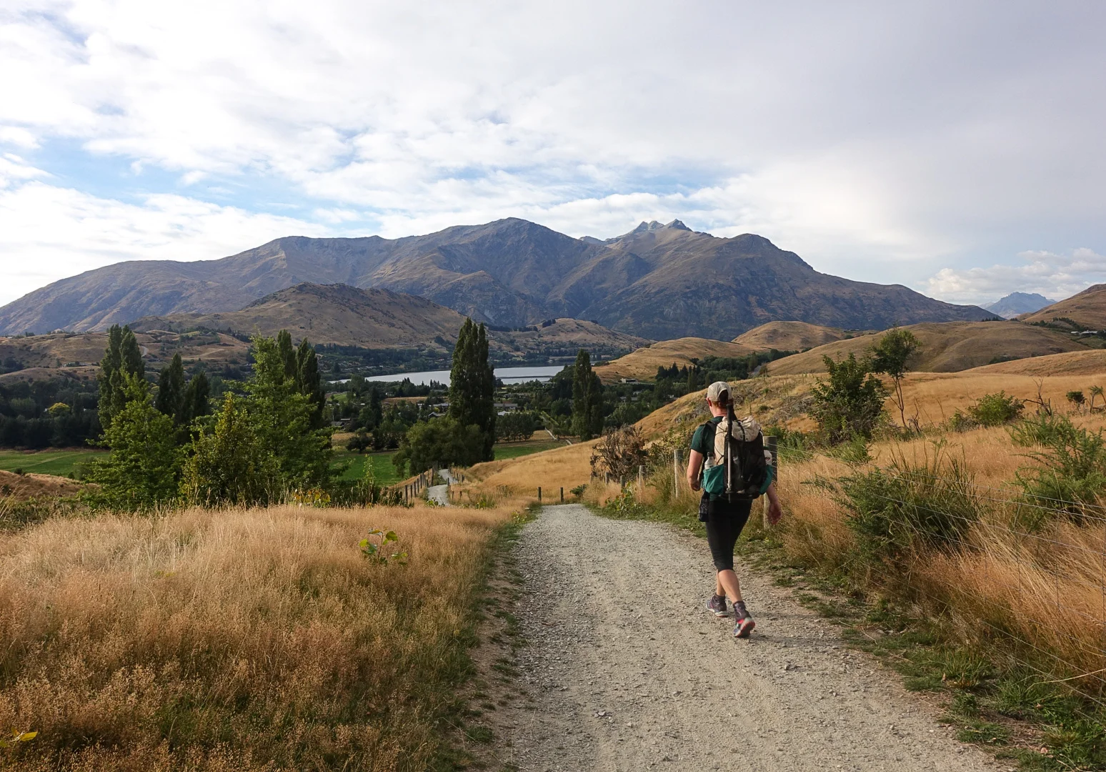 You know town is near when the trail turns into a gravel bike path. photo/ Jonathan
