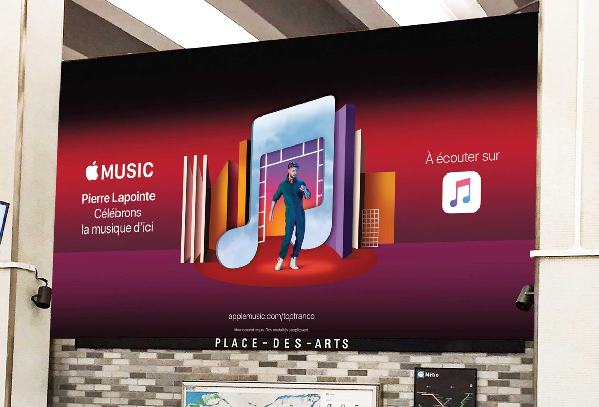 Montreal – Place des Arts Mural