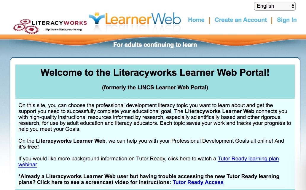 Literacyworks Learner Web