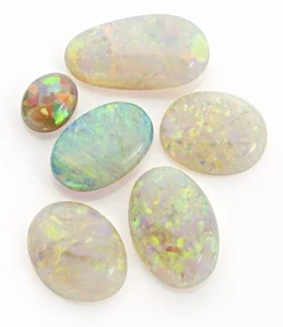 Opal, the classic Libra birthstone.