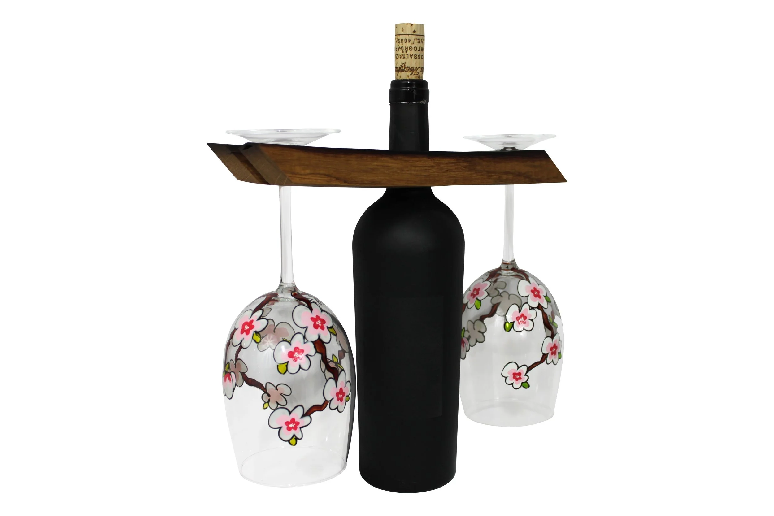 Wine glasses w/2-Holder