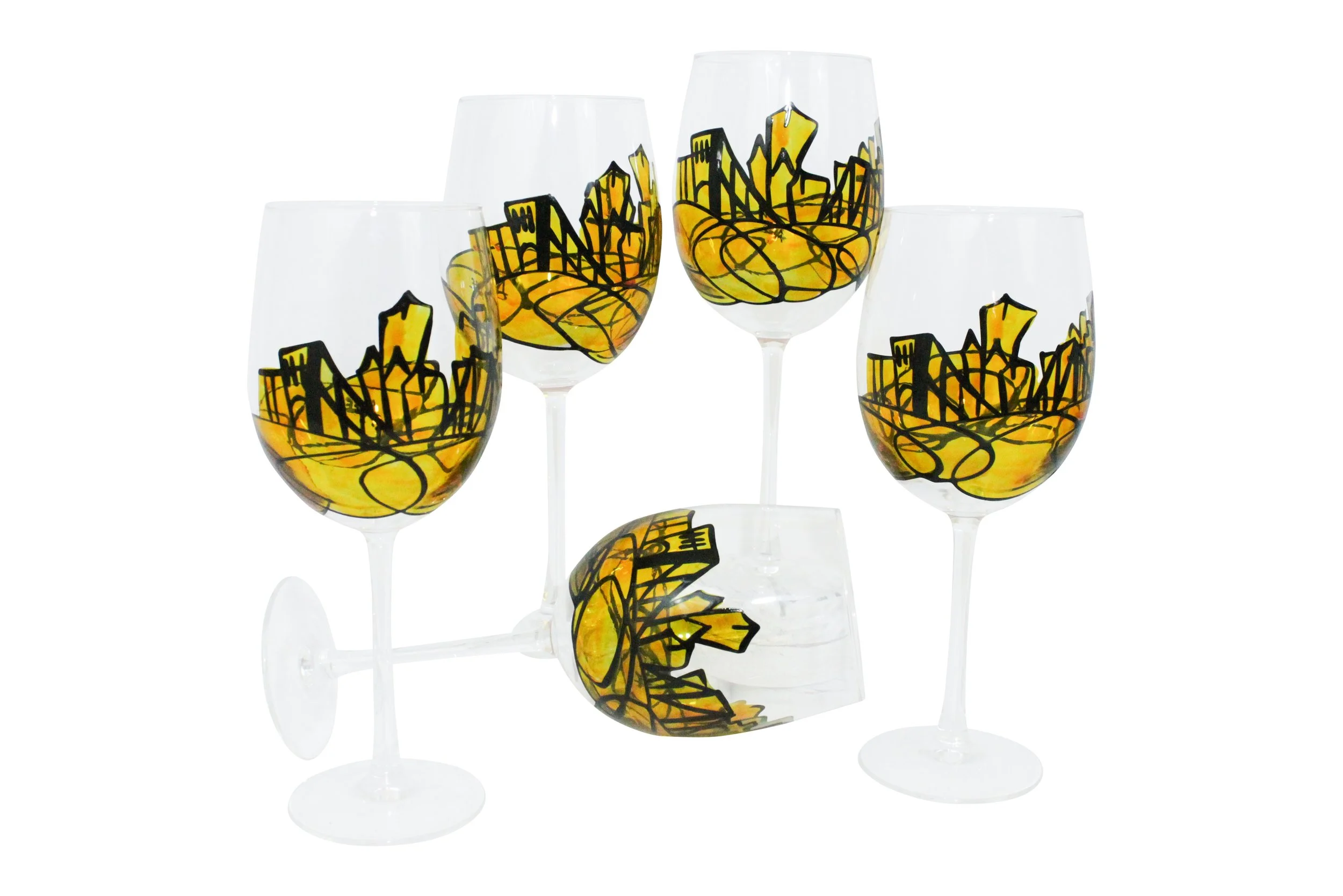 pittsburgh wine glasses pittsburgh gift ideas handmade pittsburgh gifts.jpg