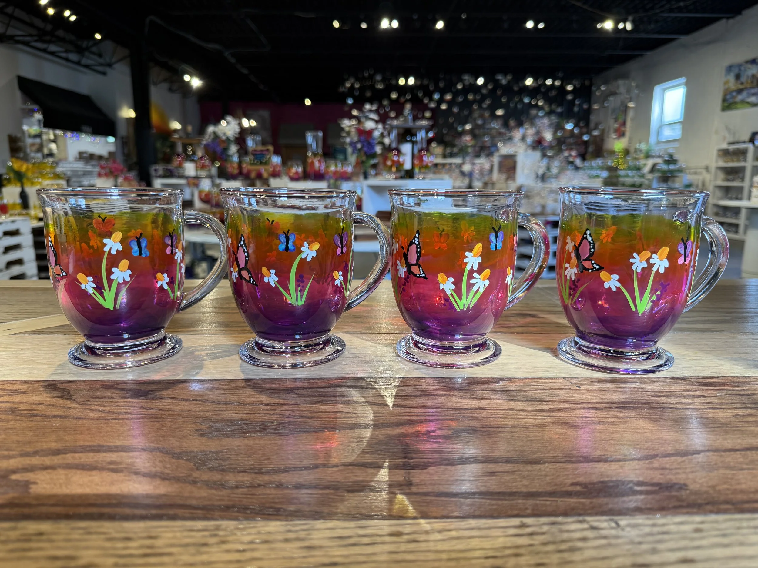 Butterfly Garden🦋 Cafe Mug