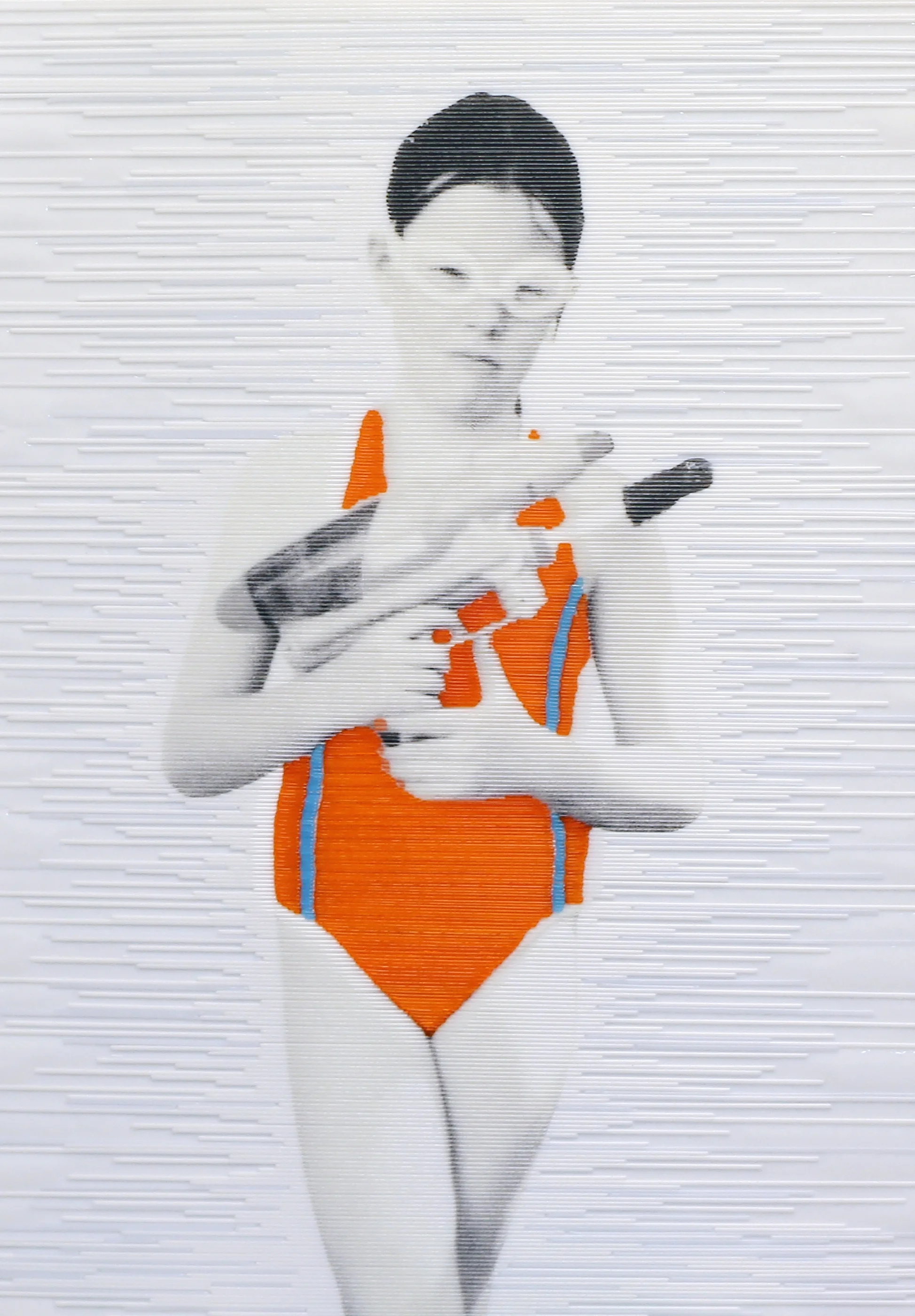 Candi aka The Crush, 2017, 17” x 12” x 1”