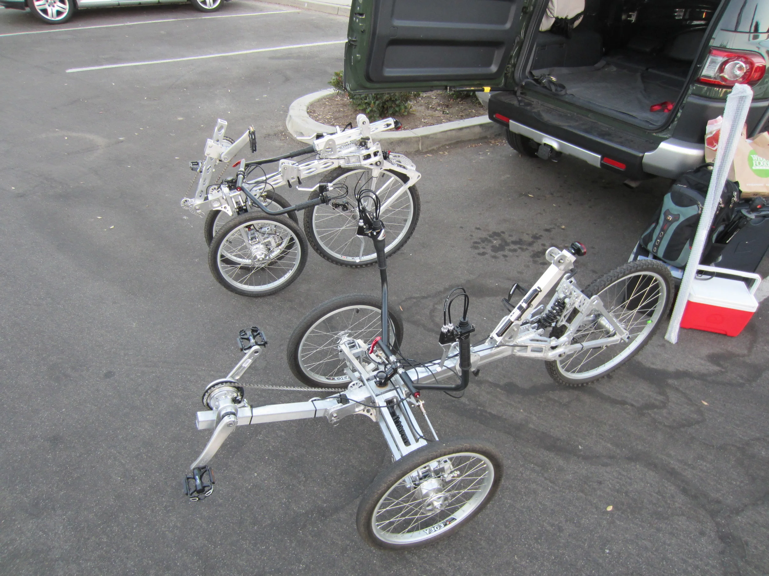 Folding for transport