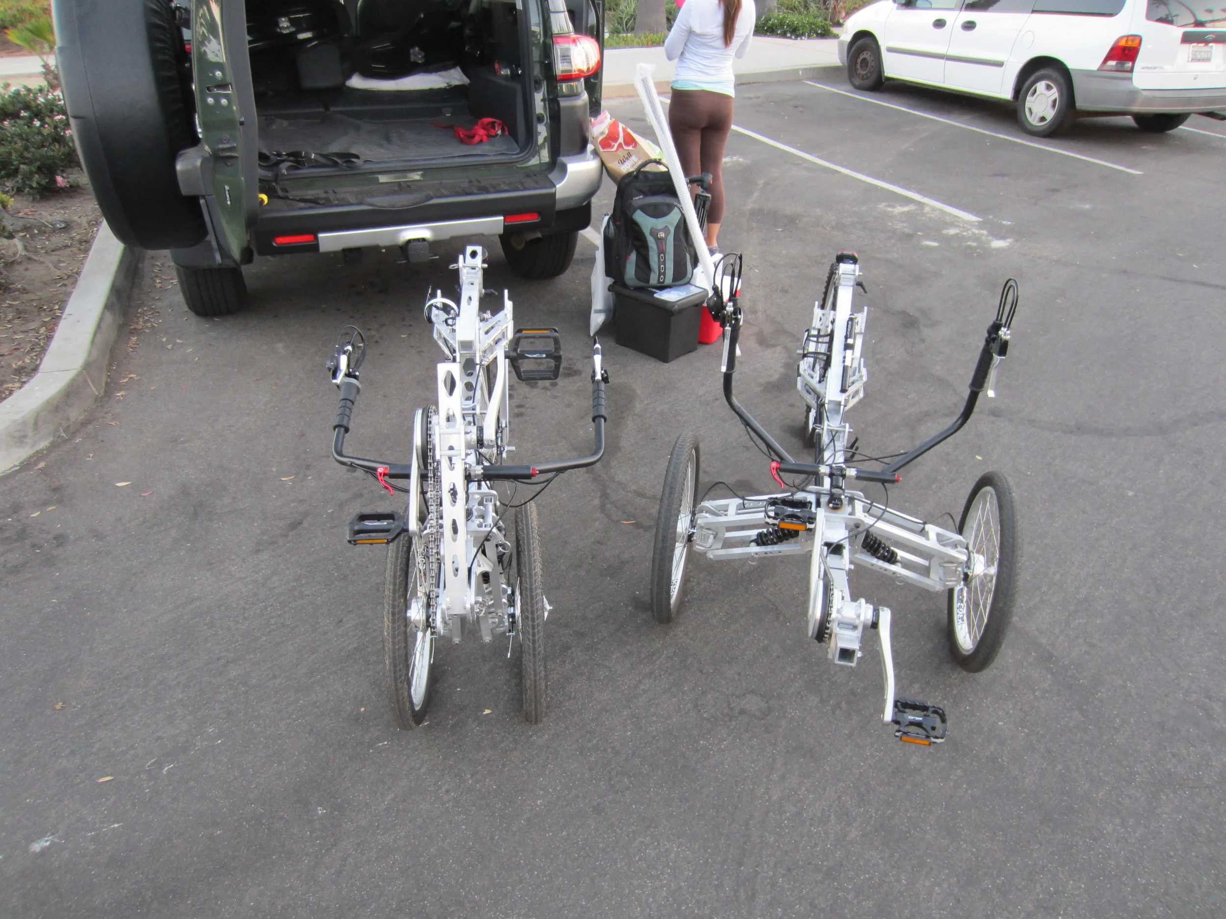 Folding for transport