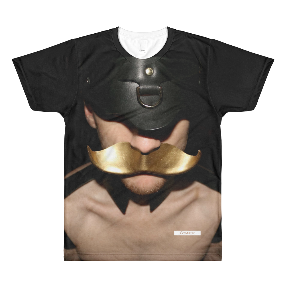 Master-Gold-Moustache-Tshirt-front_whtie-govner-tag_Black-Blue-Ombre_whtie-govner-tag_mockup_Flat-Front_White.png
