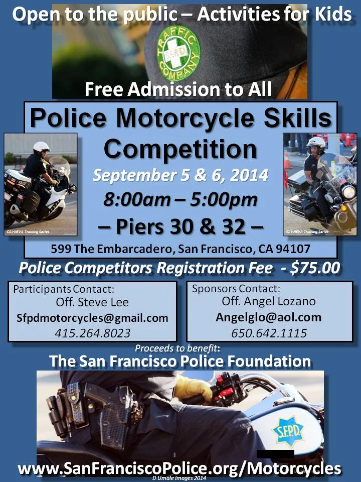 SFPD Motorcycle Skills Comp