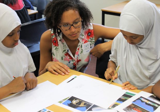 Claire helps out with Generation Place