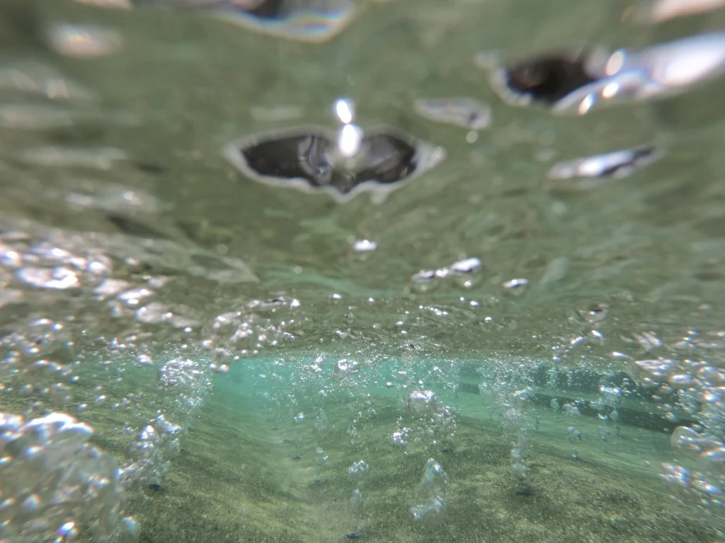 Water texture © Sean Ginnane 2018, Go-Pro.