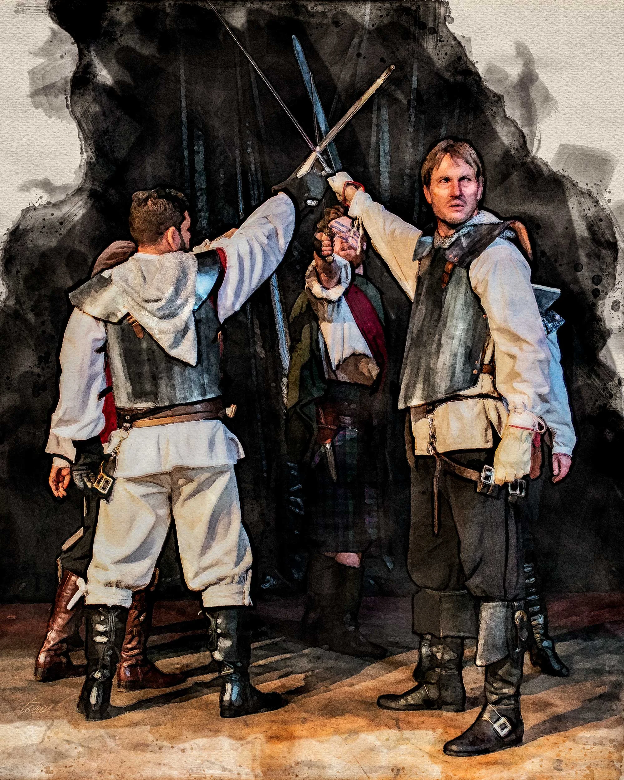 Prince Hal and his closest allies prepare for the fight against the rebellion.
