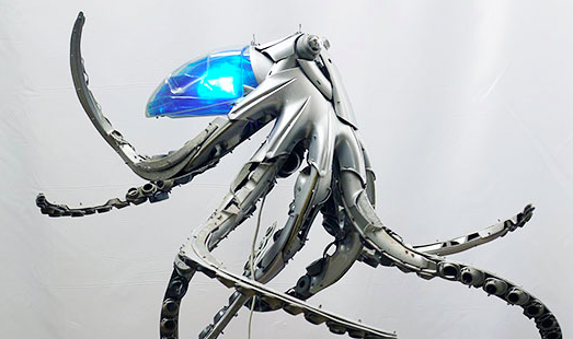 Hubcaps Sculptures